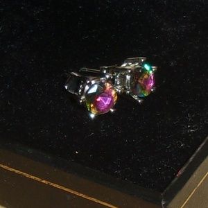 Jewelry - Silver Plated Mystic Topaz Earrings Jewelry - Silver Plated Mystic Topaz Earrings